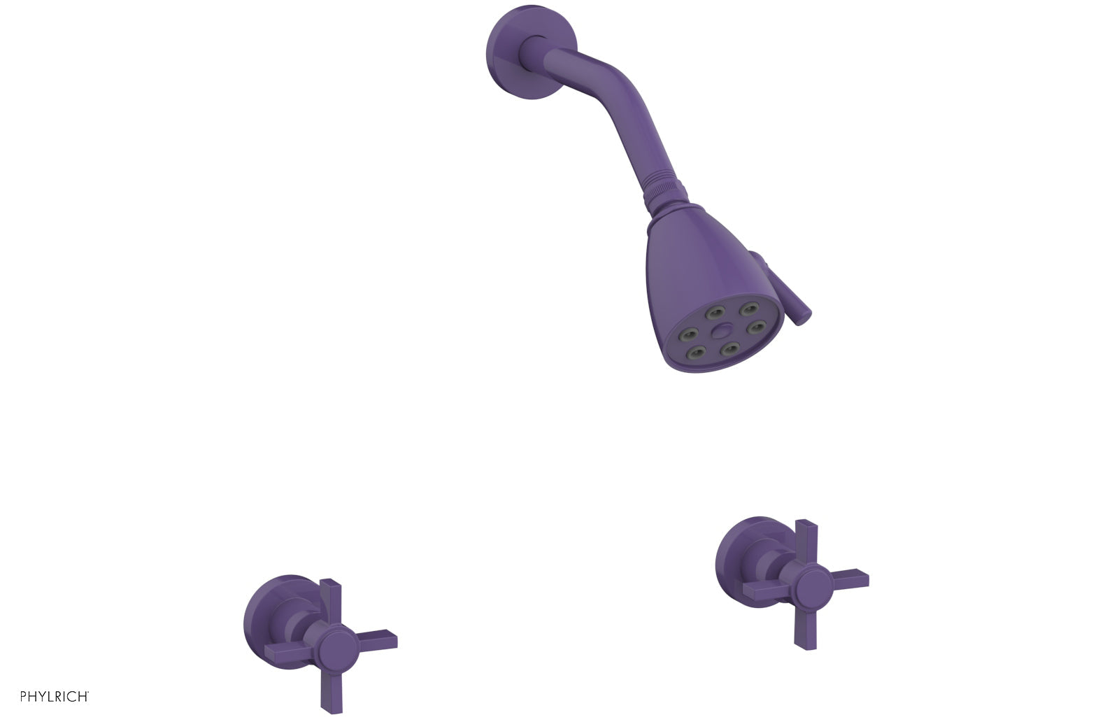 BASIC Two Handle Shower Set - Blade Cross Handles D3137