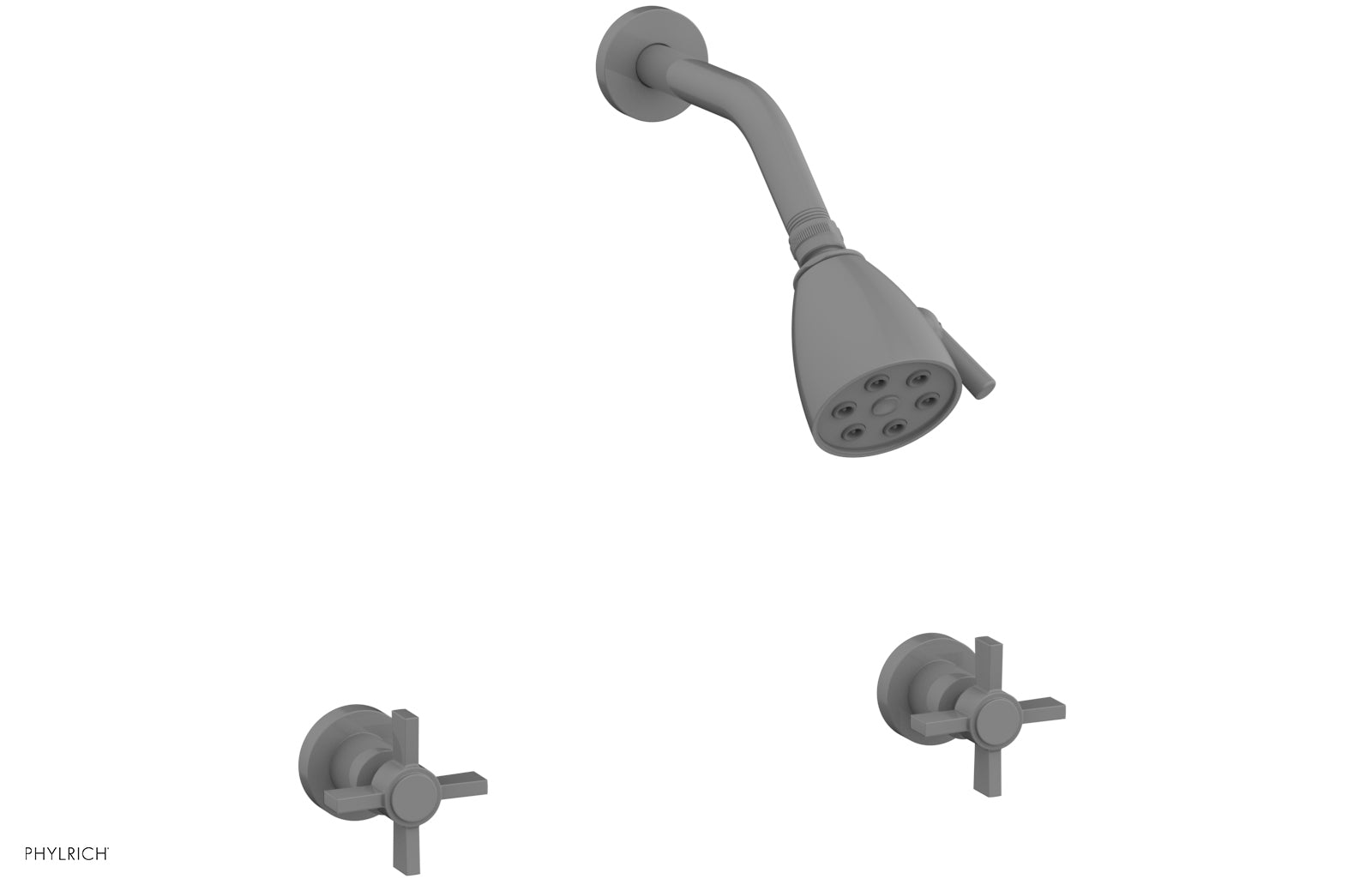 BASIC Two Handle Shower Set - Blade Cross Handles D3137