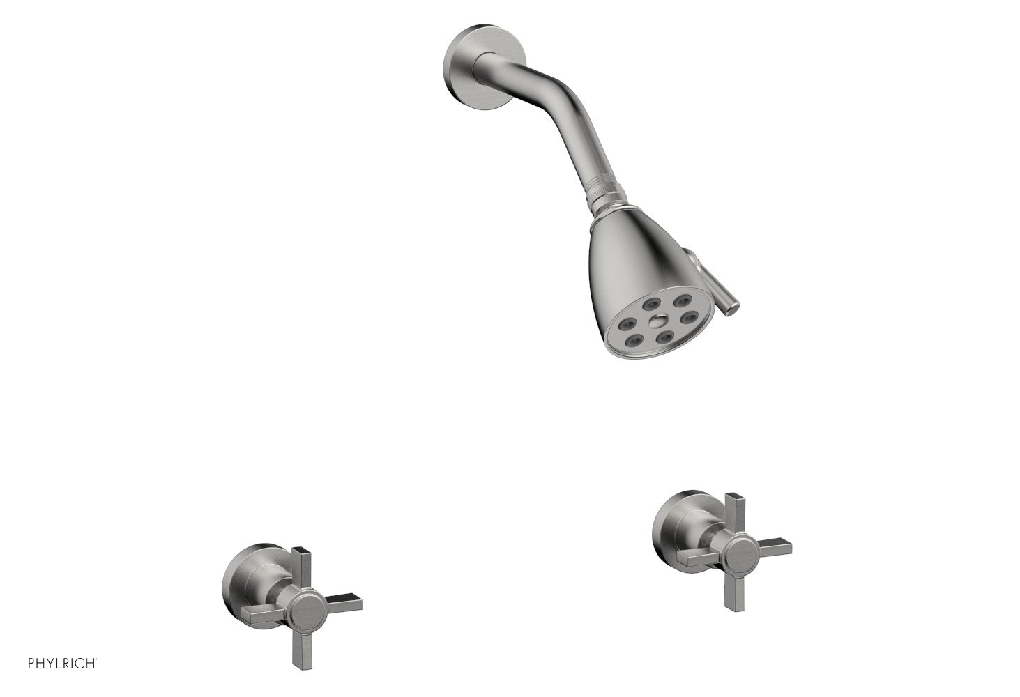 BASIC Two Handle Shower Set - Blade Cross Handles D3137