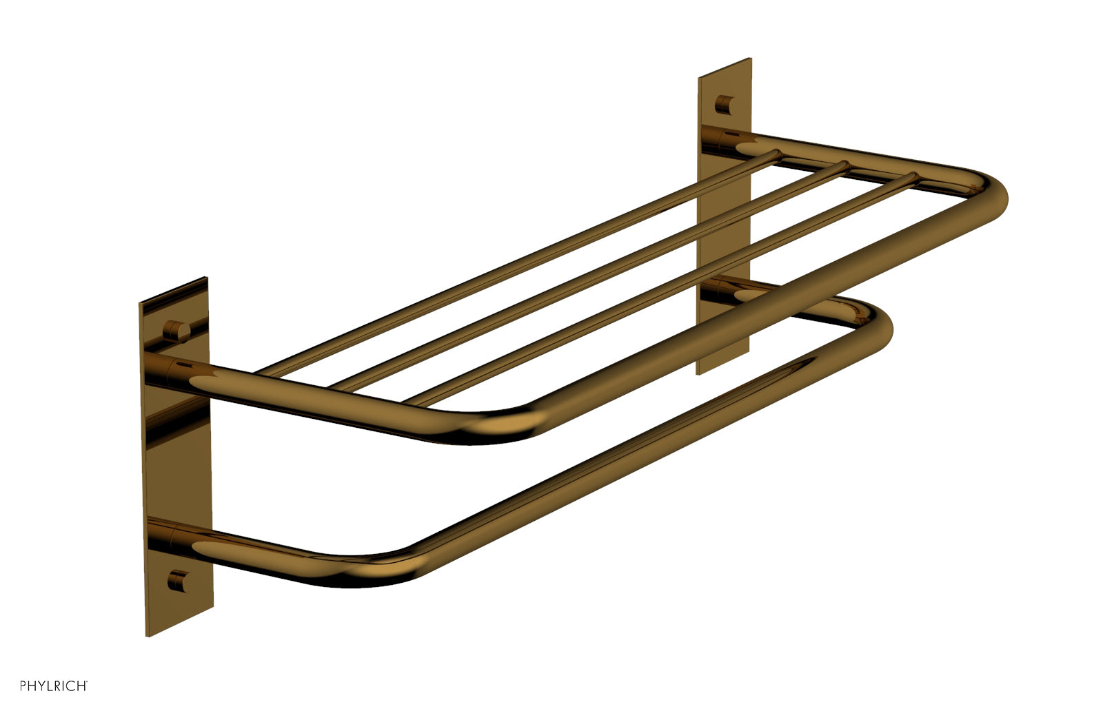 Brushed brass towel ladder hot sale