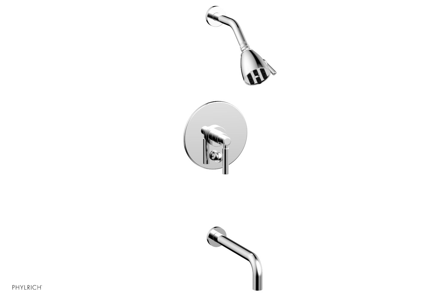 BASIC Pressure Balance Tub and Shower Set - 10" Spout DPB2130-10