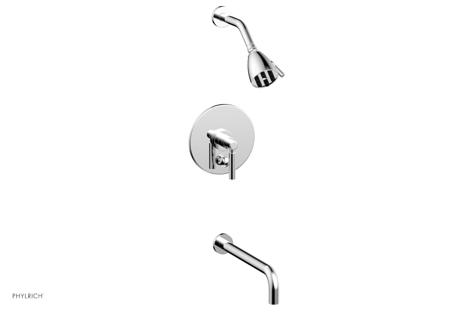 BASIC Pressure Balance Tub and Shower Set - 12" Spout DPB2130-12