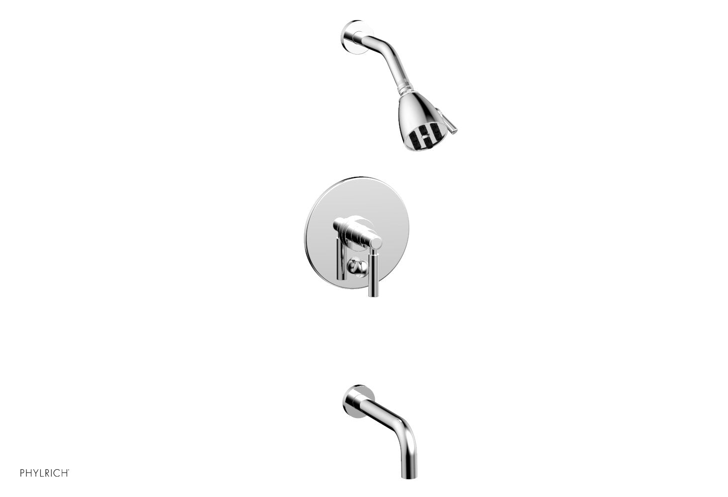 BASIC Pressure Balance Tub and Shower Set - 7 1/2" Spout DPB2130