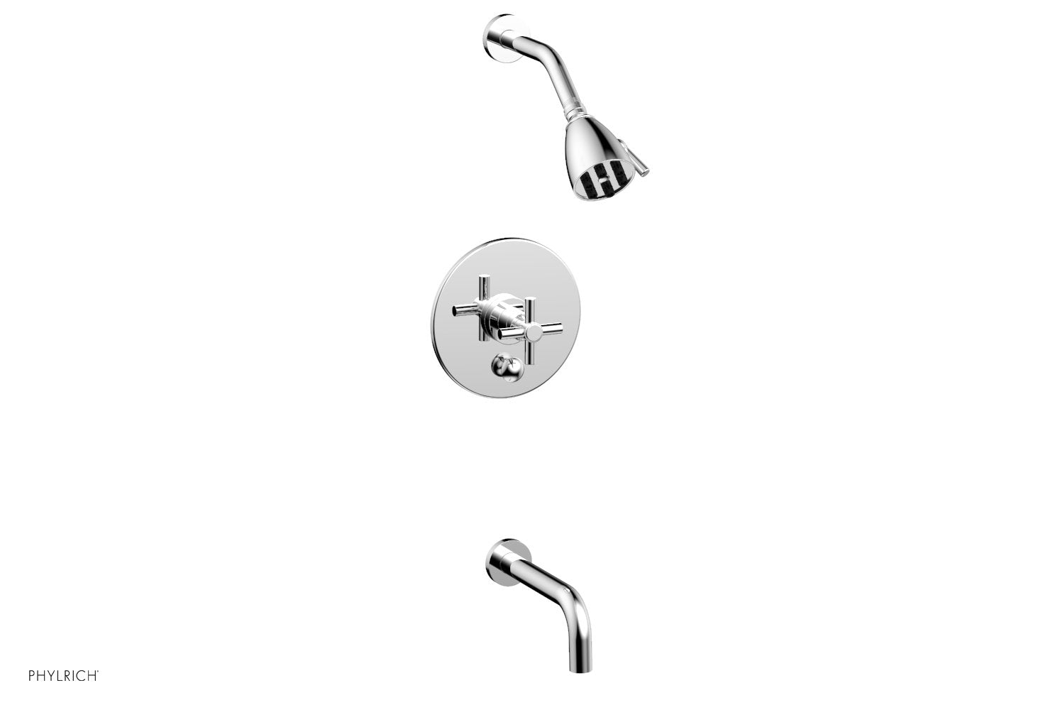 BASIC Pressure Balance Tub and Shower Set - 7 1/2" Spout DPB2134