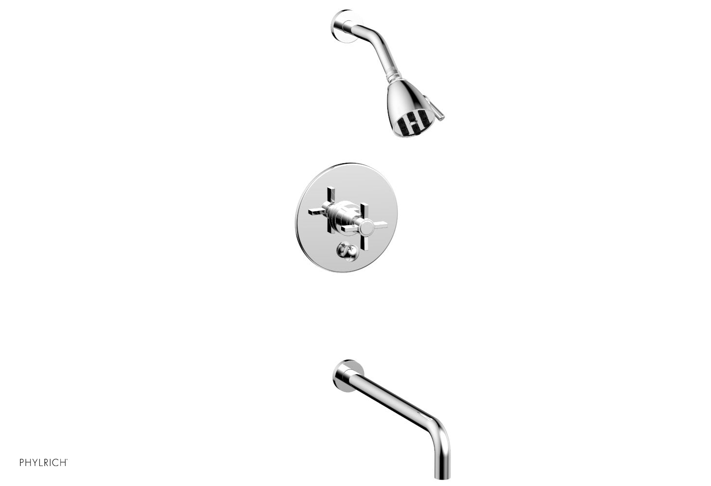 BASIC Pressure Balance Tub and Shower Set - 14" Spout DPB2137-14