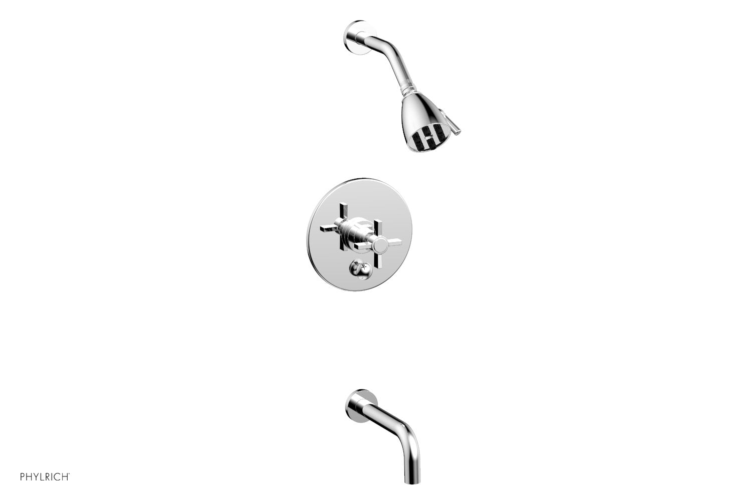 BASIC Pressure Balance Tub and Shower Set - 7 1/2" Spout DPB2137