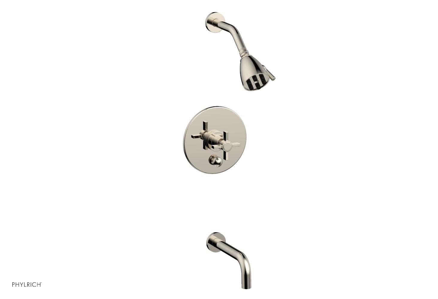 BASIC Pressure Balance Tub and Shower Set - 7 1/2" Spout DPB2137