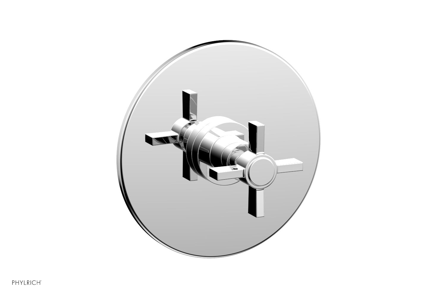 BASIC Pressure Balance Shower Set Trim Only  - Blade Cross Handle DPB3137TO