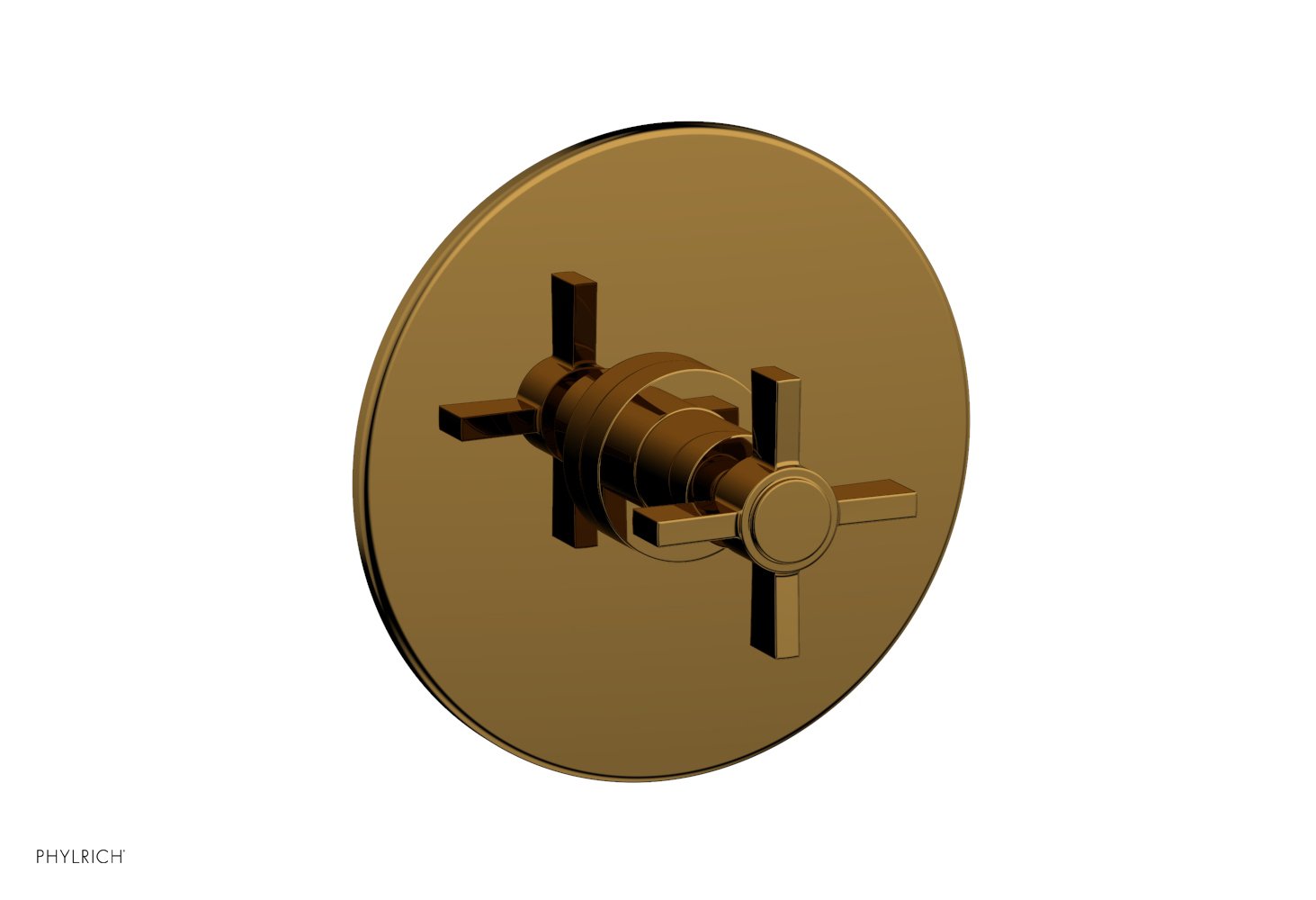 BASIC Pressure Balance Shower Set Trim Only  - Blade Cross Handle DPB3137TO