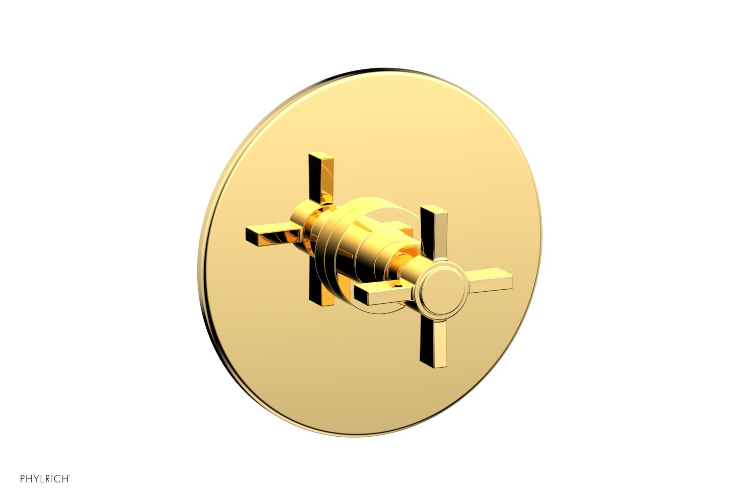 BASIC Pressure Balance Shower Set Trim Only  - Blade Cross Handle DPB3137TO