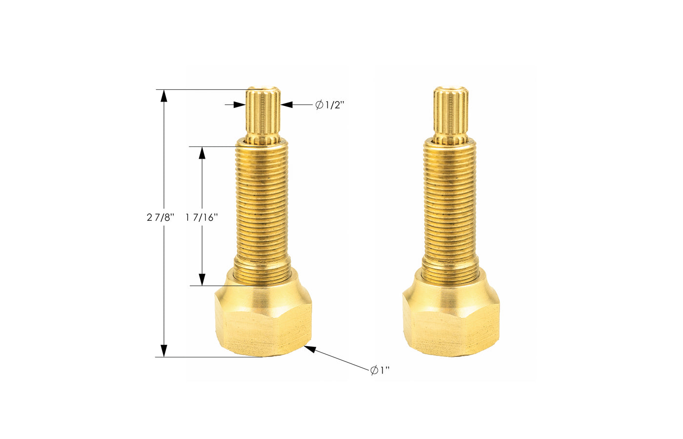 1-1/2" Deck Valve Extension Kit DSK2