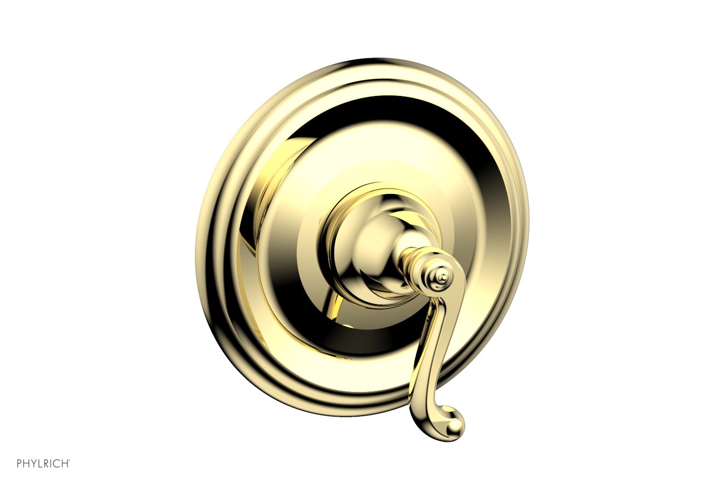 REVERE & SAVANNAH 1/2" & 3/4" Thermostatic Shower Trim, Curved Lever Handle DTH102