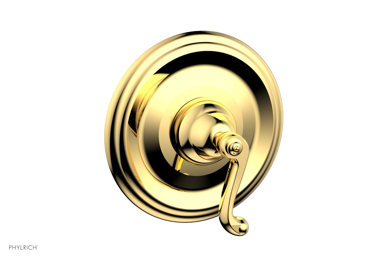 REVERE & SAVANNAH 1/2" & 3/4" Thermostatic Shower Trim, Curved Lever Handle DTH102