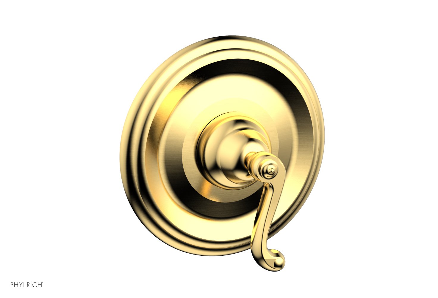 REVERE & SAVANNAH 1/2" & 3/4" Thermostatic Shower Trim, Curved Lever Handle DTH102