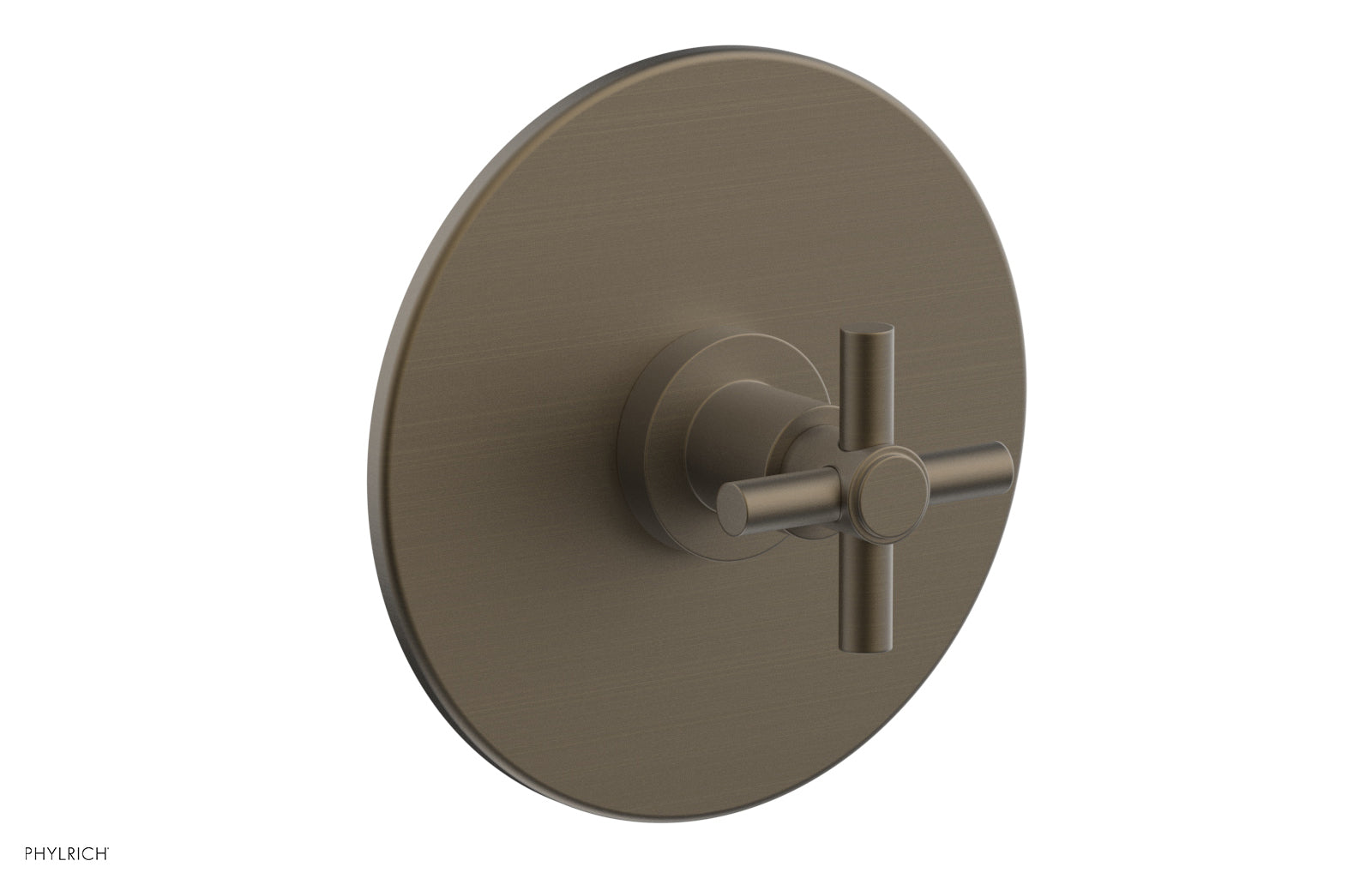 BASIC 1/2" Thermostatic Shower Trim - Tubular Cross Handle DTH134