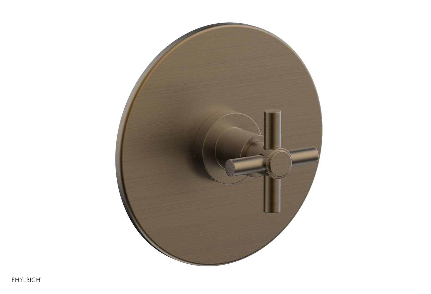 BASIC 1/2" Thermostatic Shower Trim - Tubular Cross Handle DTH134