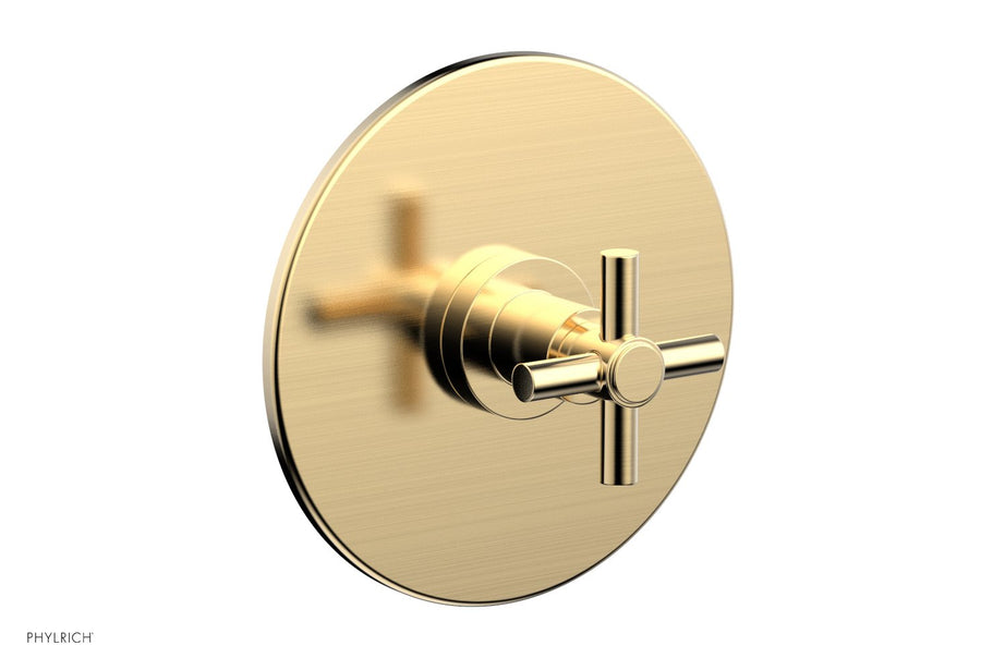 BASIC 1/2" Thermostatic Shower Trim - Tubular Cross Handle DTH134