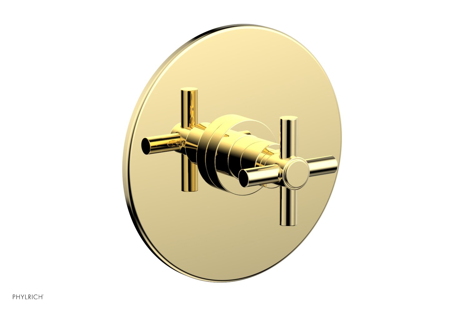 BASIC 1/2" Thermostatic Shower Trim - Tubular Cross Handle DTH134