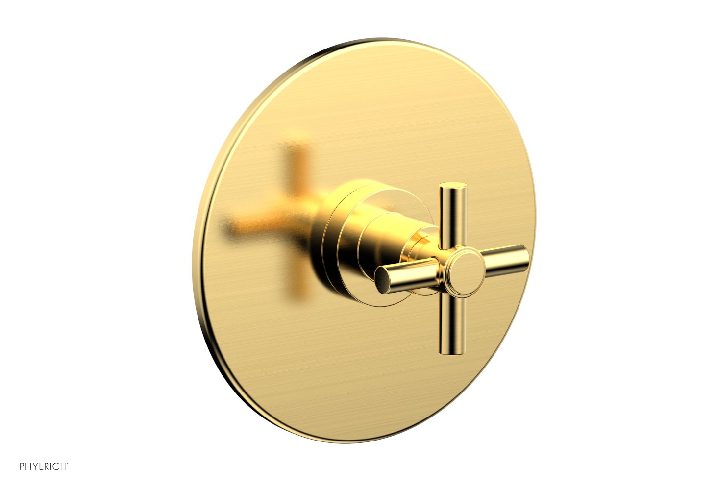 BASIC 1/2" Thermostatic Shower Trim - Tubular Cross Handle DTH134