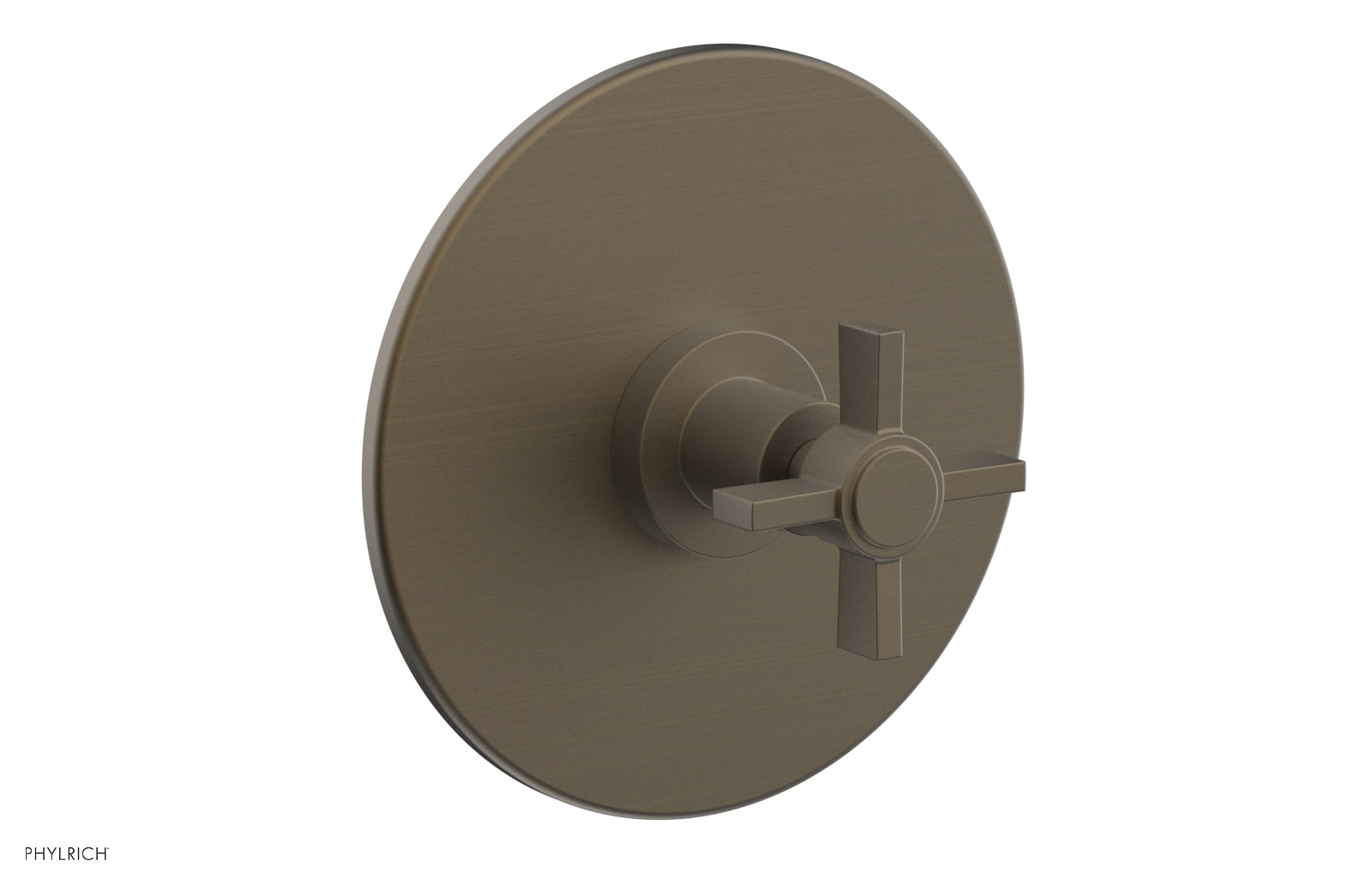 BASIC 1/2" Thermostatic Shower Trim - Blade Cross Handle DTH137