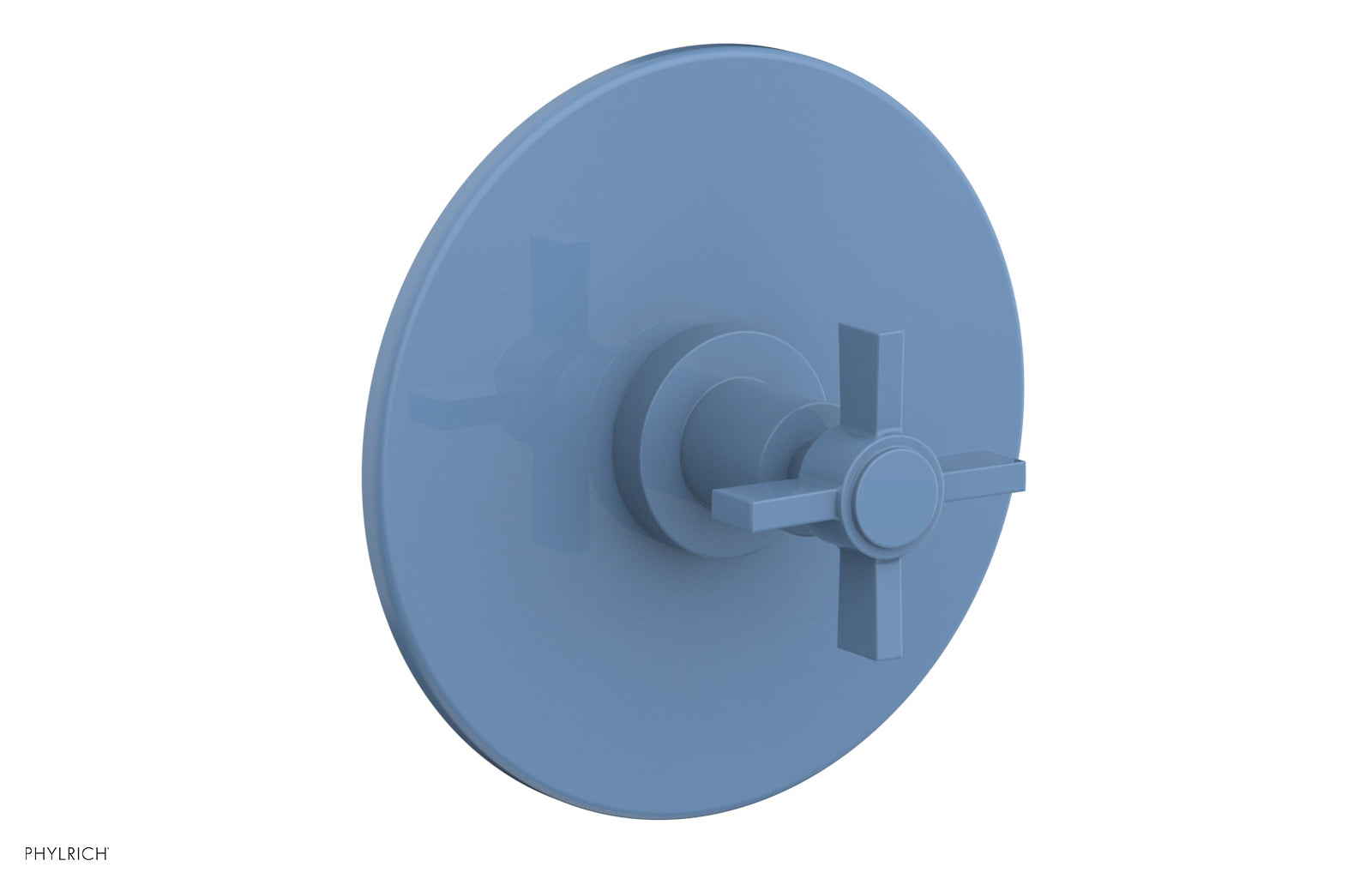 BASIC 1/2" Thermostatic Shower Trim - Blade Cross Handle DTH137