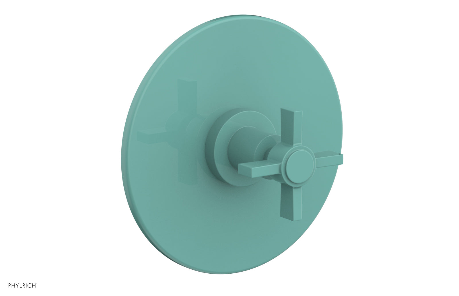 BASIC 3/4" Thermostatic Shower Trim - Blade Cross Handle DTH137