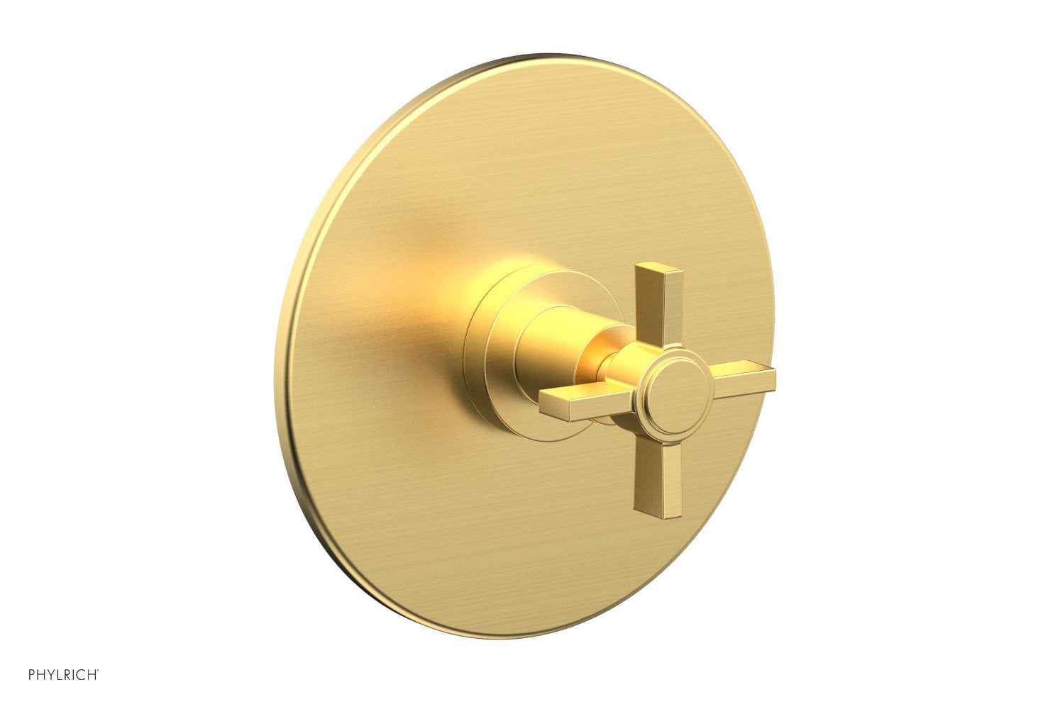 BASIC 3/4" Thermostatic Shower Trim - Blade Cross Handle DTH137