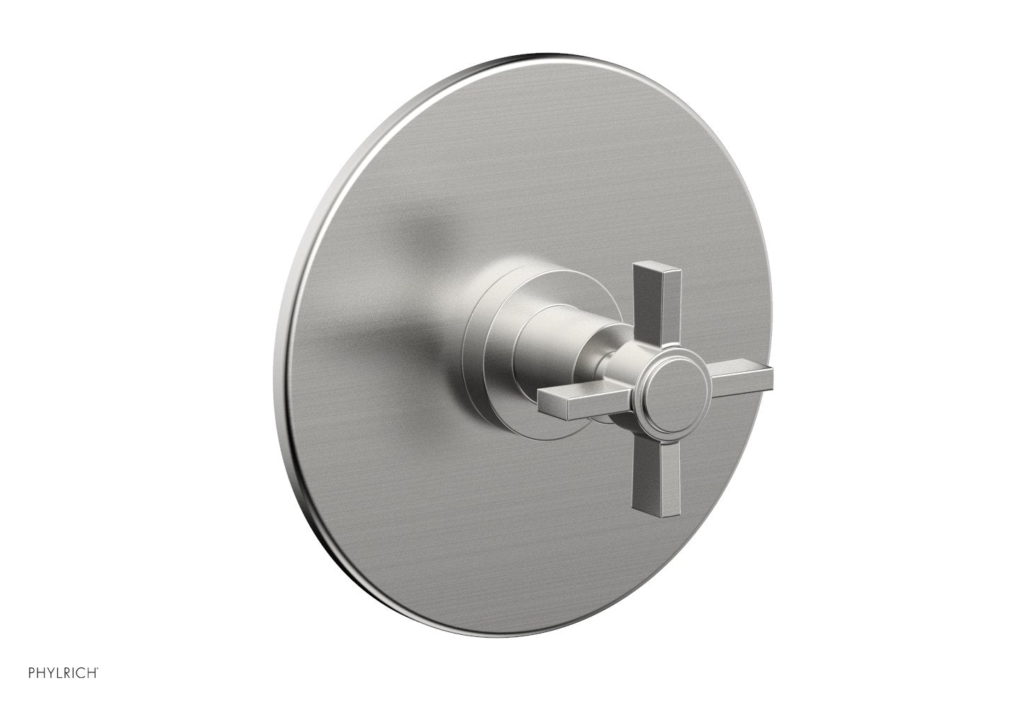 BASIC 3/4" Thermostatic Shower Trim - Blade Cross Handle DTH137