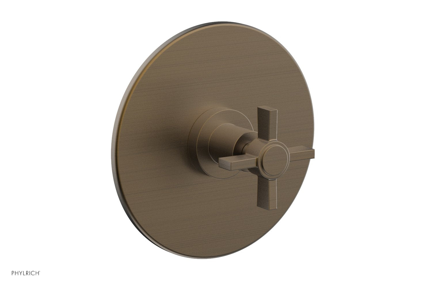 BASIC 3/4" Thermostatic Shower Trim - Blade Cross Handle DTH137