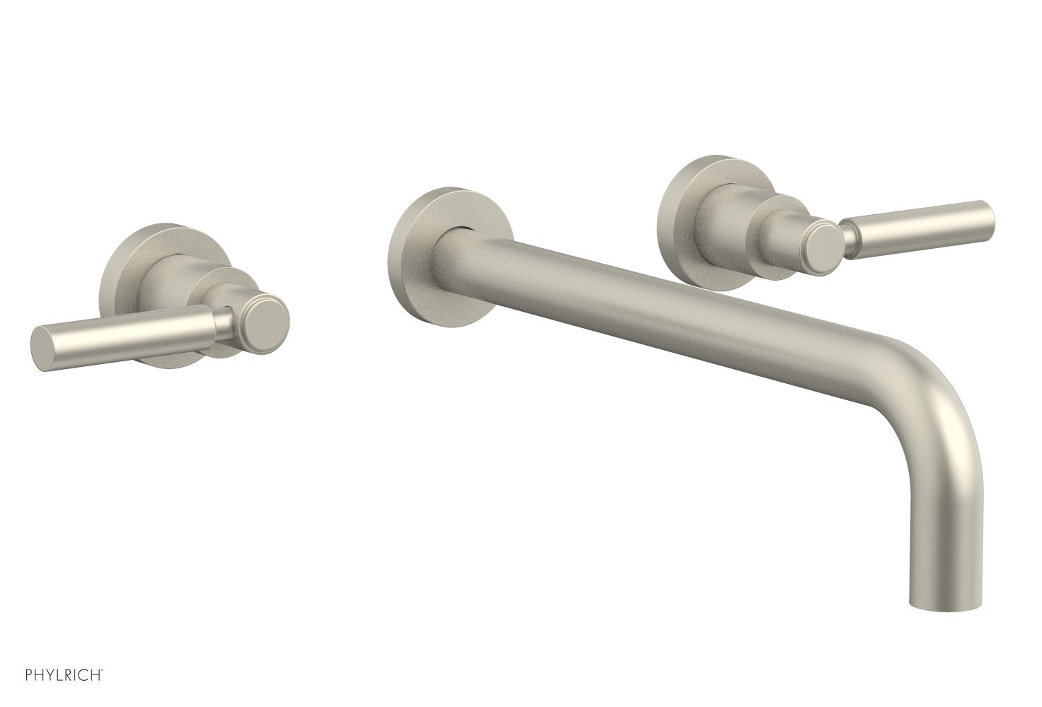 BASIC Wall Lavatory Set 12" Spout - Lever Handles DWL130-12