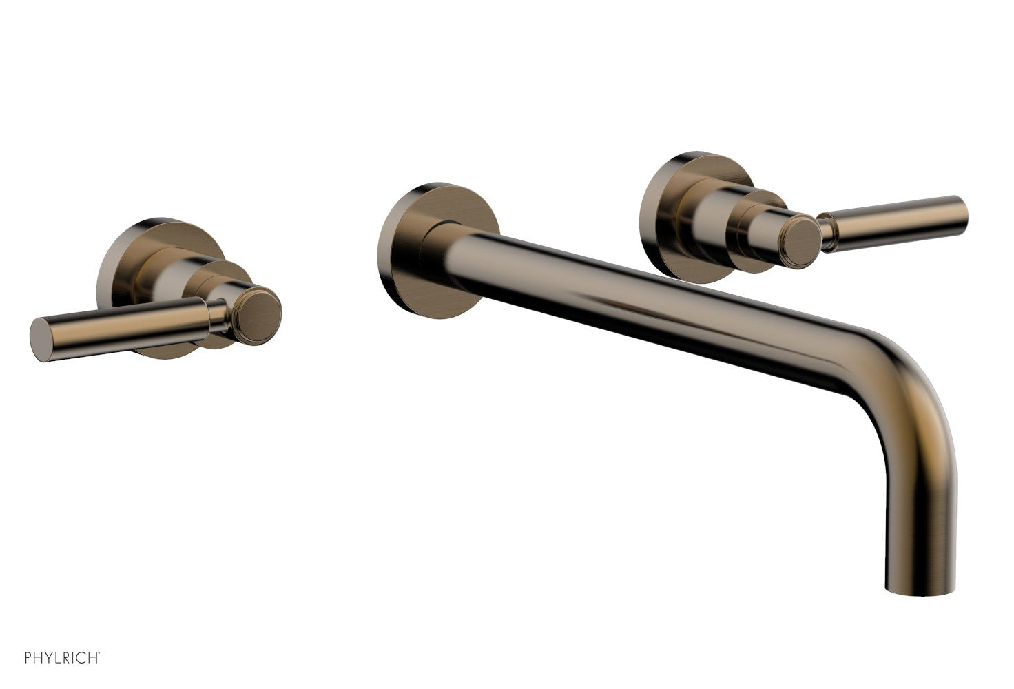 BASIC Wall Lavatory Set 12" Spout - Lever Handles DWL130-12