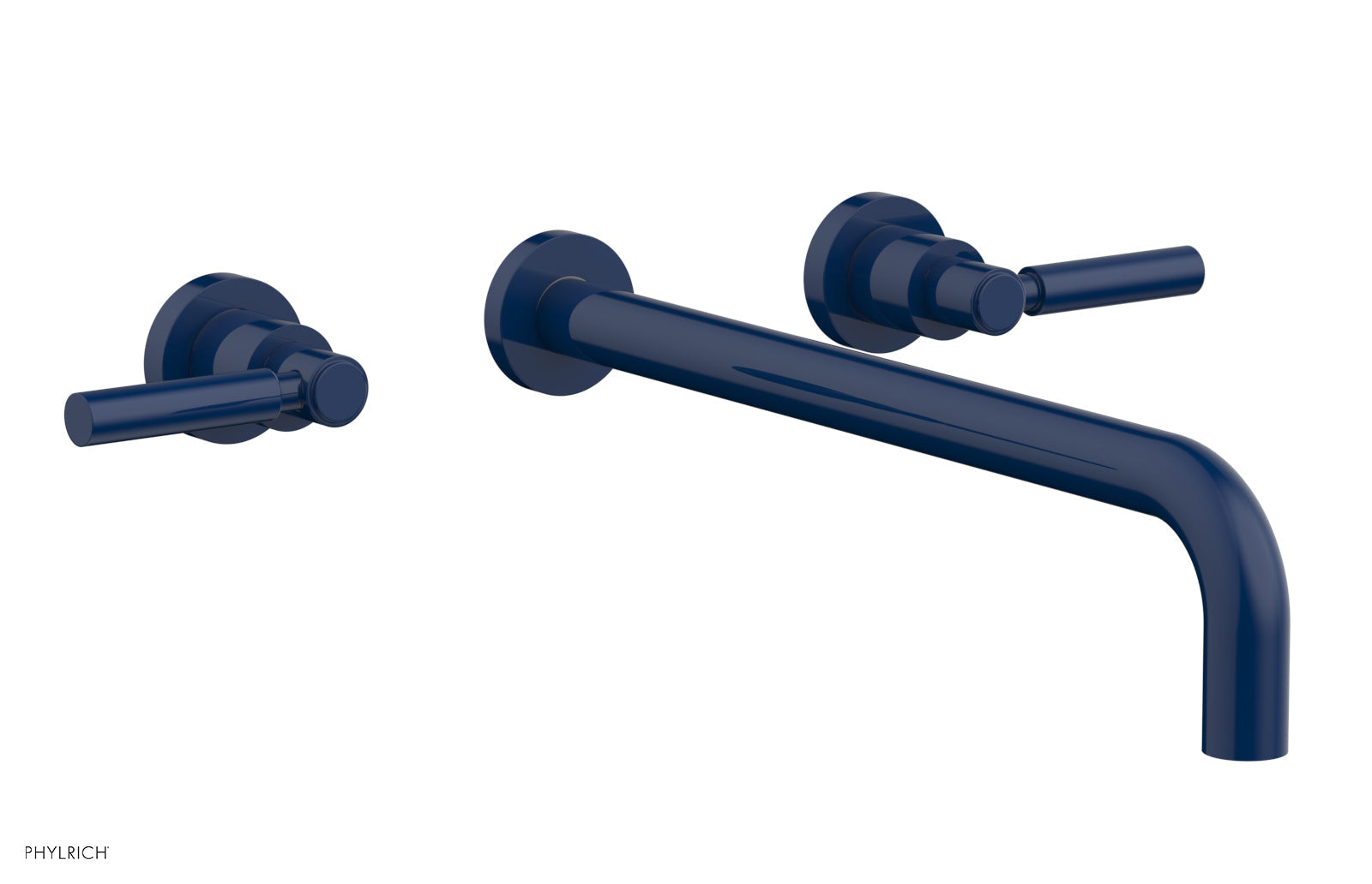 BASIC Wall Lavatory Set 14" Spout - Lever Handles DWL130-14