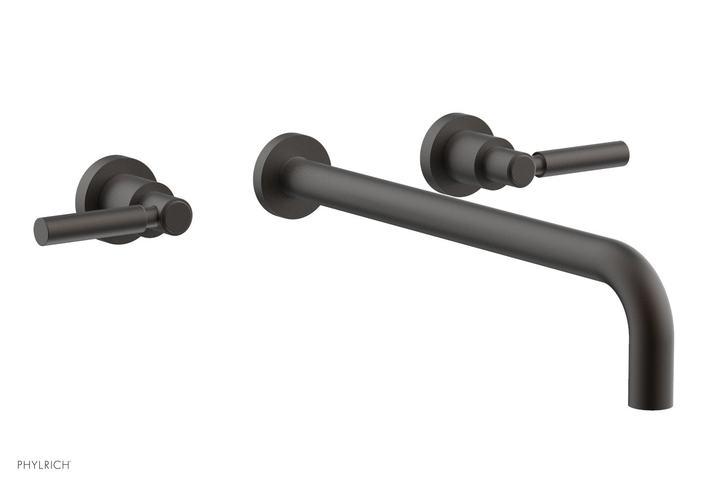 BASIC Wall Lavatory Set 14" Spout - Lever Handles DWL130-14