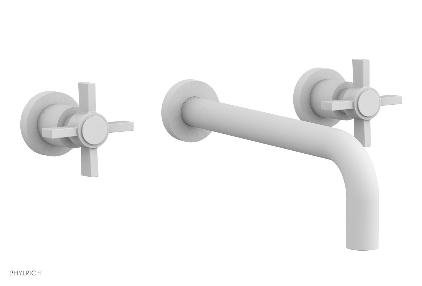 BASIC Wall Lavatory Set 10" Spout - Blade Cross Handles DWL137-10