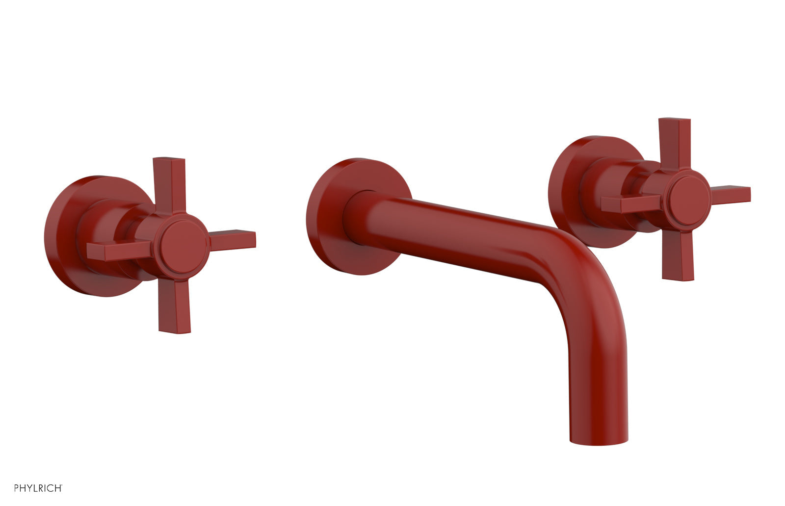 BASIC Wall Lavatory Set 7 1/2" Spout - Blade Cross Handles DWL137