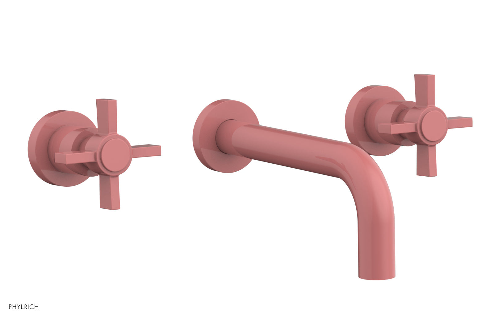 BASIC Wall Lavatory Set 7 1/2" Spout - Blade Cross Handles DWL137