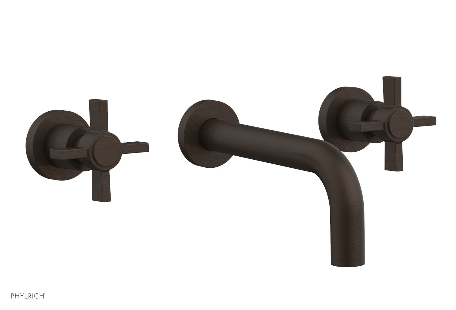 BASIC Wall Lavatory Set 7 1/2" Spout - Blade Cross Handles DWL137