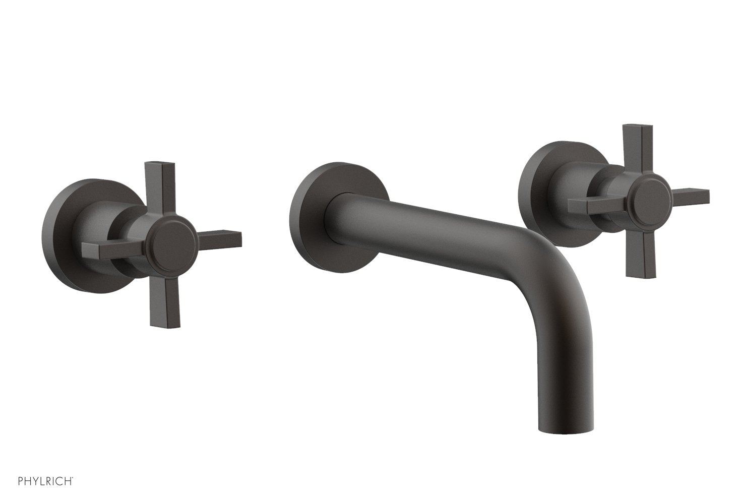 BASIC Wall Lavatory Set 7 1/2" Spout - Blade Cross Handles DWL137