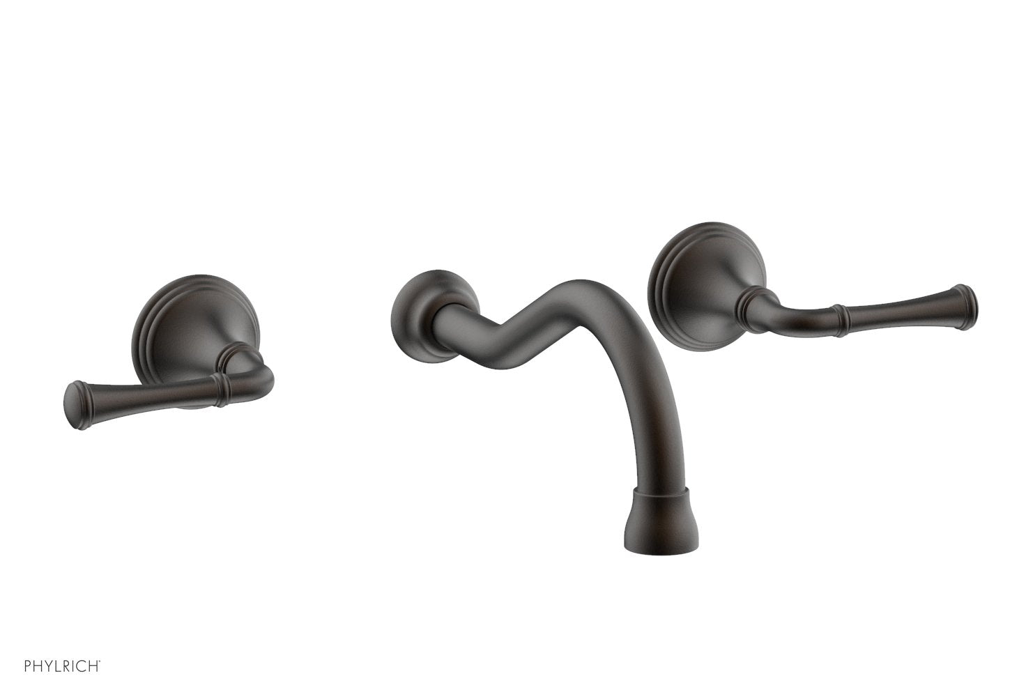 3RING Wall Lavatory Set - Straight Lever Handles DWL205