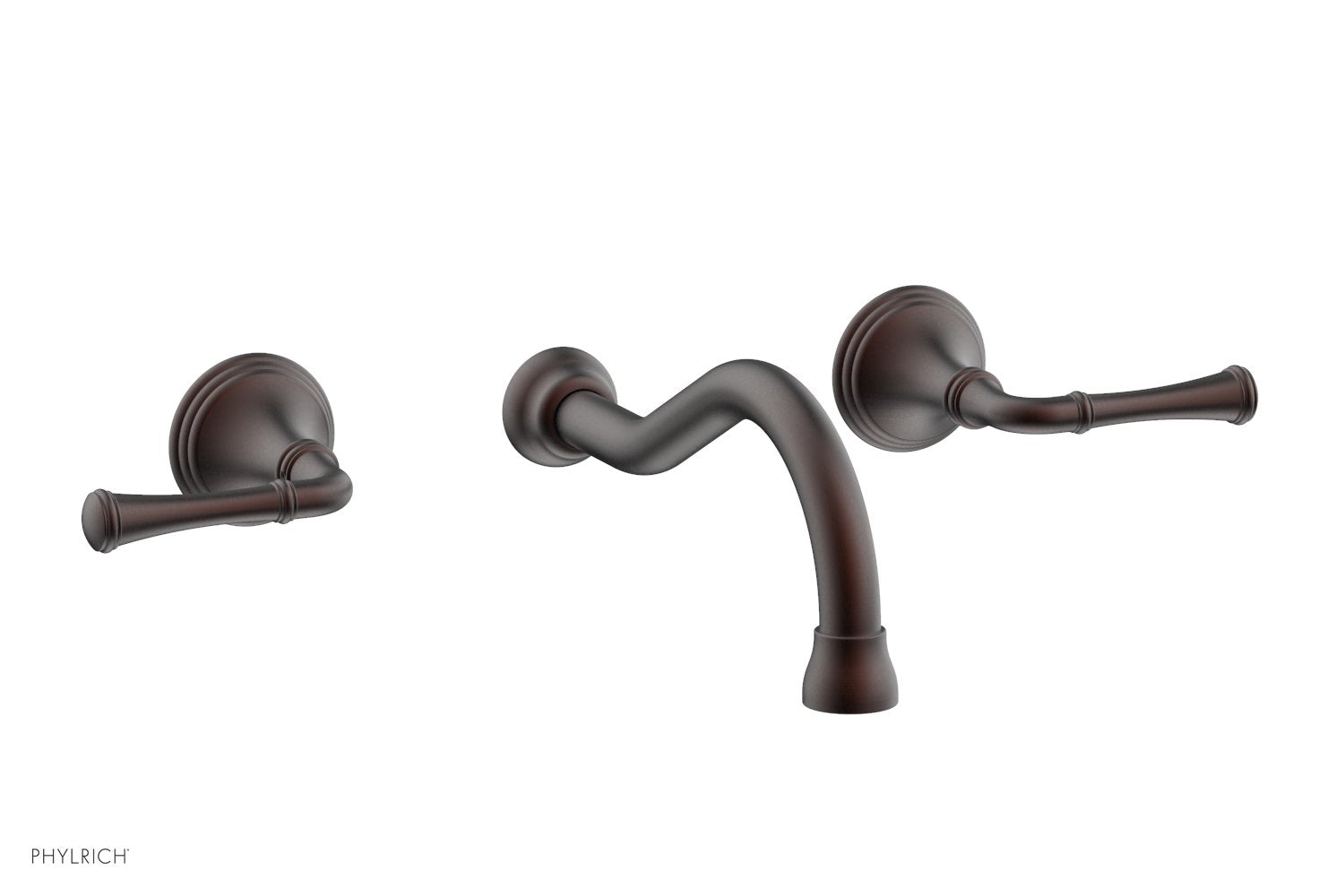 3RING Wall Lavatory Set - Straight Lever Handles DWL205