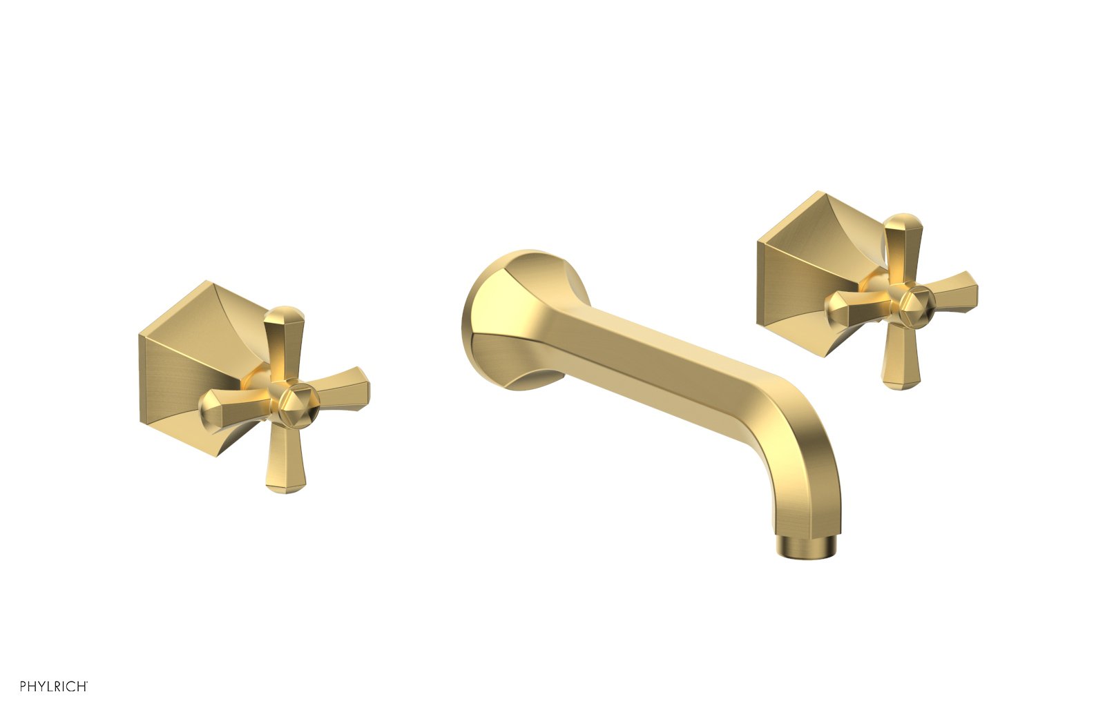LE VERRE & LA CROSSE Wall Tub Set - Cross Handles K1171