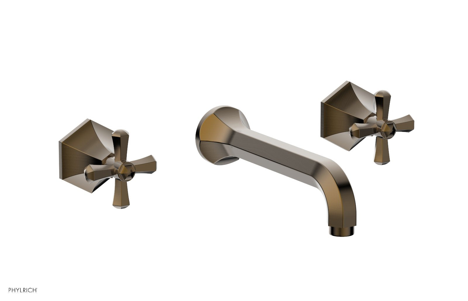 LE VERRE & LA CROSSE Wall Tub Set - Cross Handles K1171