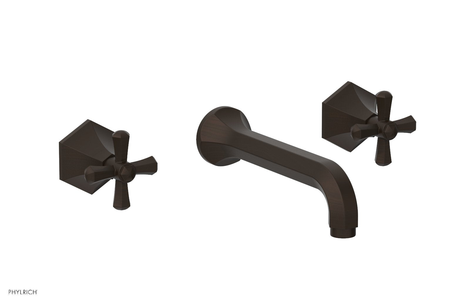 LE VERRE & LA CROSSE Wall Tub Set - Cross Handles K1171