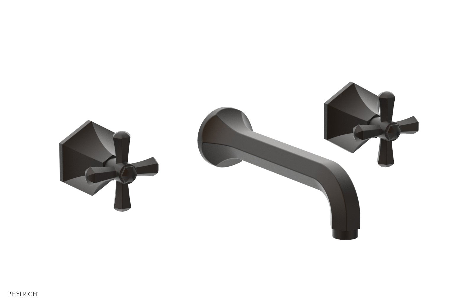 LE VERRE & LA CROSSE Wall Tub Set - Cross Handles K1171