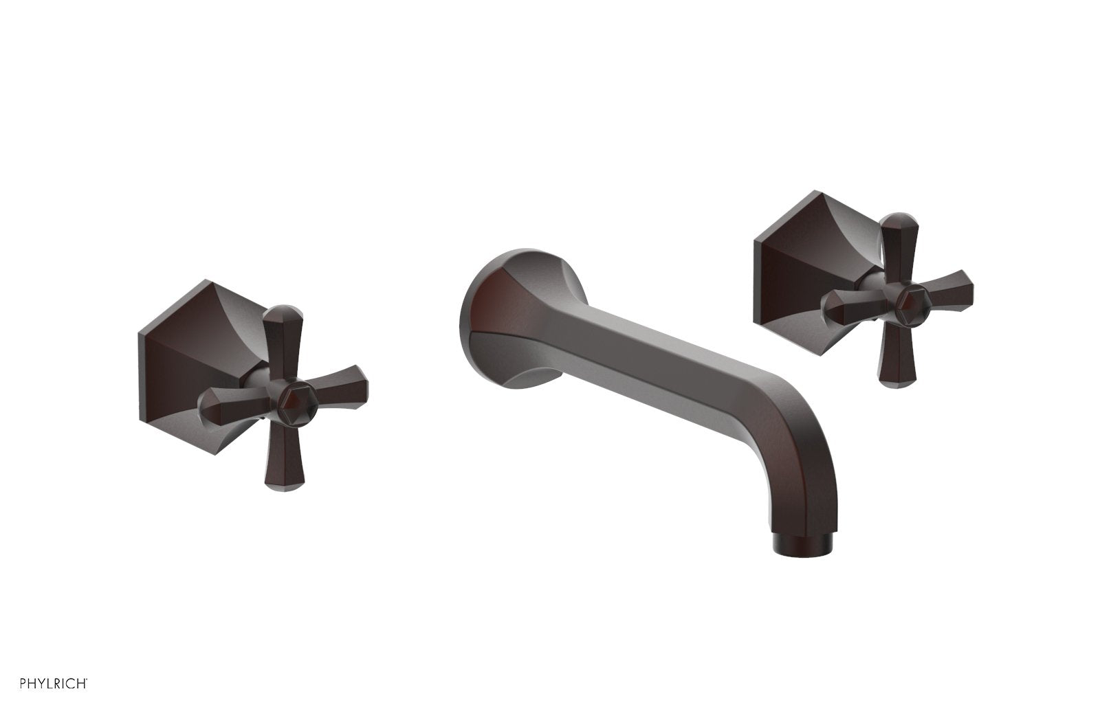 LE VERRE & LA CROSSE Wall Tub Set - Cross Handles K1171