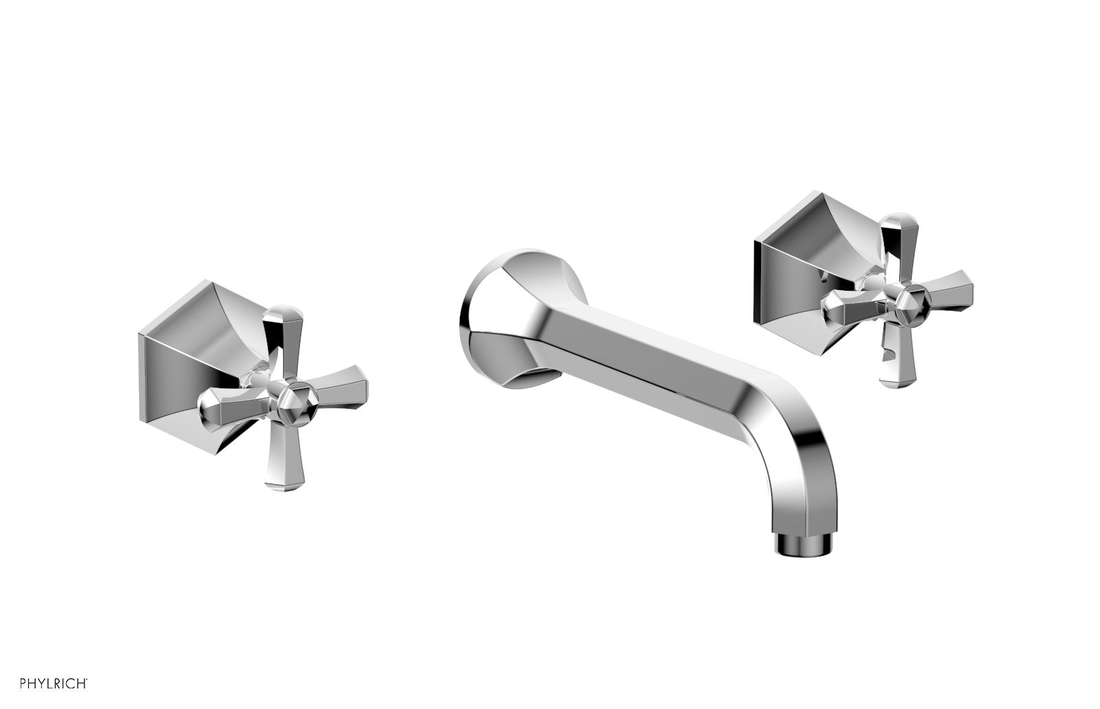 LE VERRE & LA CROSSE Wall Tub Set - Cross Handles K1171