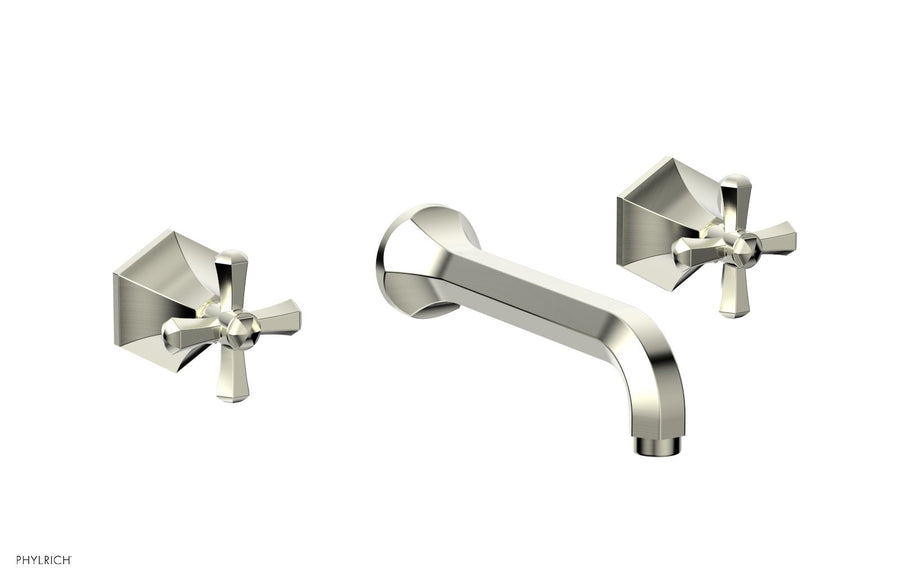 LE VERRE & LA CROSSE Wall Tub Set - Cross Handles K1171