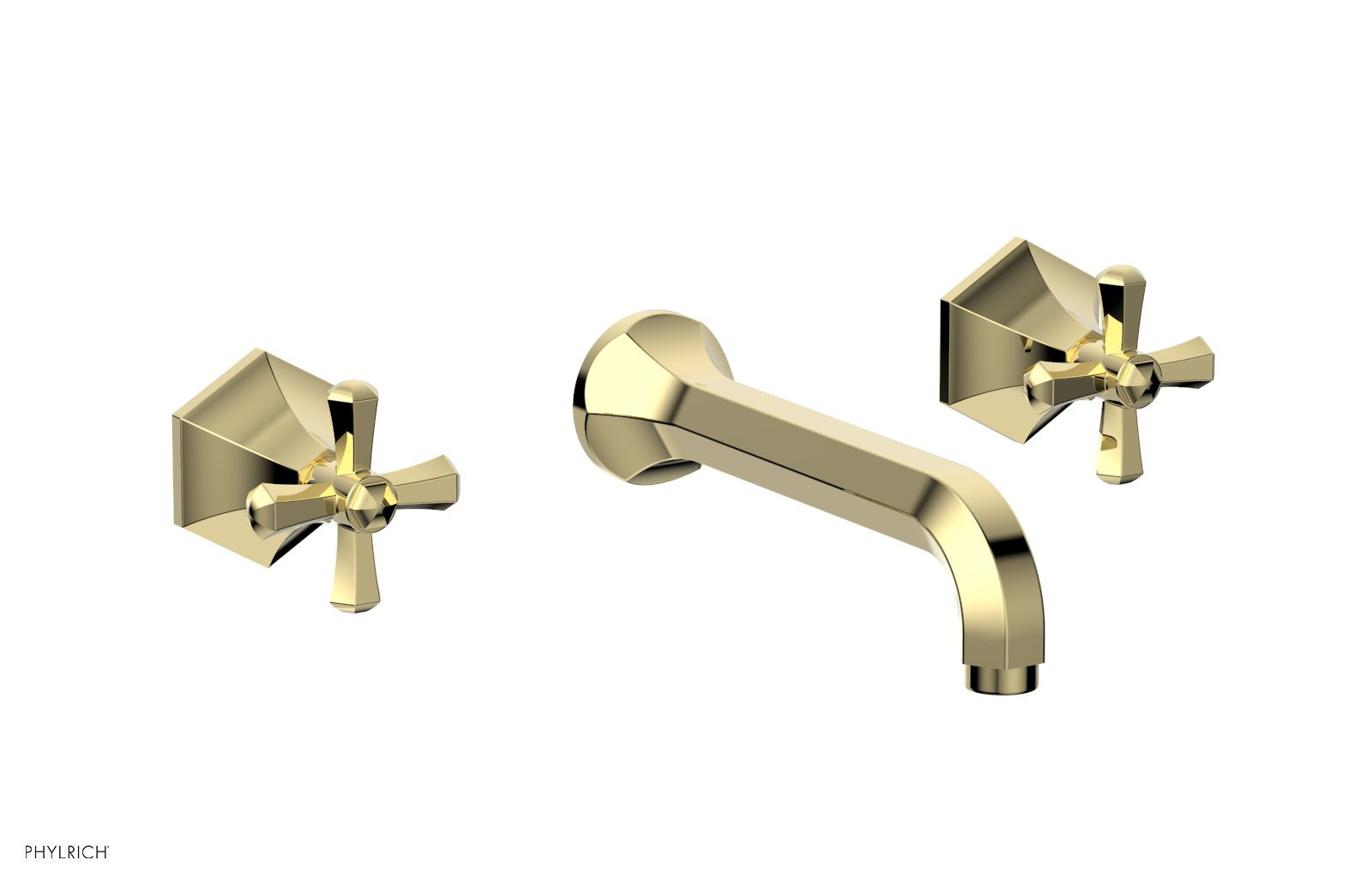 LE VERRE & LA CROSSE Wall Tub Set - Cross Handles K1171