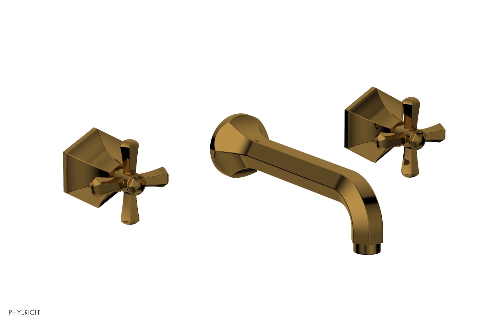 LE VERRE & LA CROSSE Wall Tub Set - Cross Handles K1171