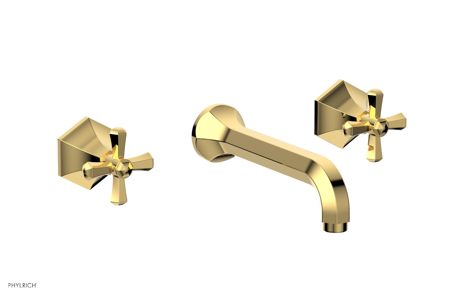LE VERRE & LA CROSSE Wall Tub Set - Cross Handles K1171